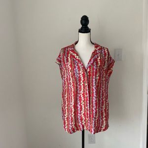 Anthropologie 52 Conversations Floral Top Size XL
